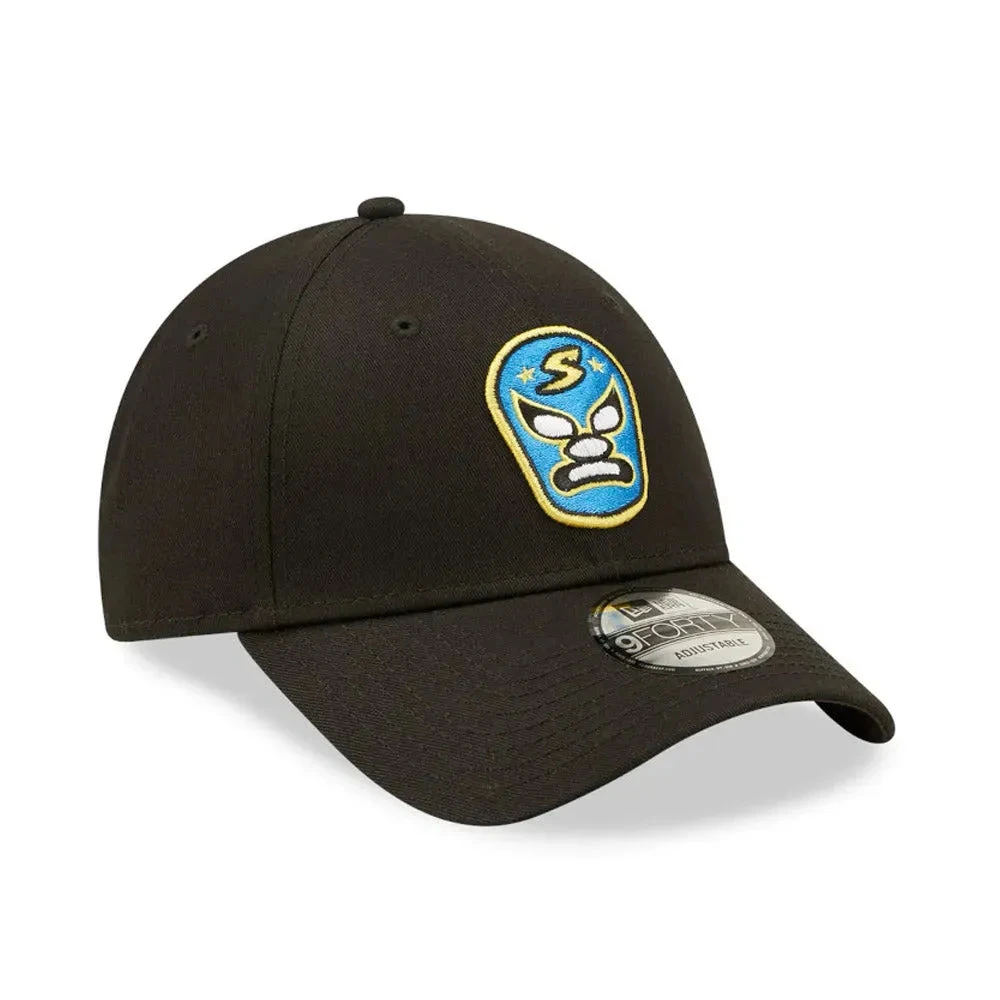 NEW ERA 9FORTY MiLB SACRAMENTO RIVERCATS LEAGUE ESSENTIAL BLACK CAP 6 NEW ERA 9FORTY MiLB SACRAMENTO RIVERCATS LEAGUE ESSENTIAL BLACK CAP - Image 4