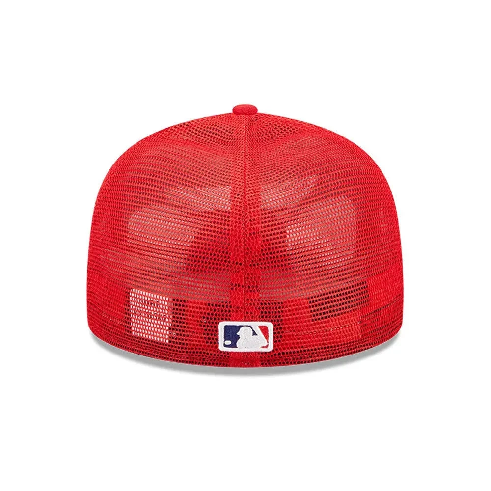 NEW ERA 59FIFTY MLB SAINT LOUIS CARDINALS ALL STAR GAME 2022 RED / TROPIC RED UV FITTED TRUCKER CAP 6 NEW ERA 59FIFTY MLB SAINT LOUIS CARDINALS ALL STAR GAME 2022 RED / TROPIC RED UV FITTED TRUCKER CAP - Image 4